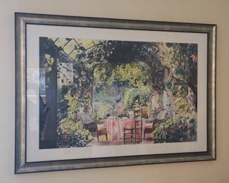 Nicely framed print. Judi Brey