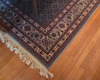 Large roomsize Tabriz Oriental carpet, corner shown. Excellent clean condition