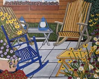 "Summer Respite" 36" x 36"