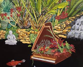 "Dali’s Garden"  36”x36”