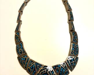 Mexican silver necklace