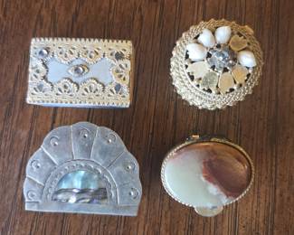 Small decorative trinket boxes