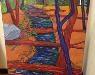 "Hidden Brook"  24”x30”