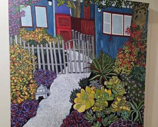 "Santa Cruz Hideaway"  36" x 36"