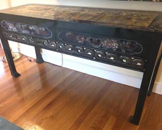 Chinoiserie decorated Console table