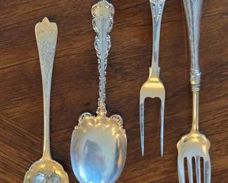 Sterling silver serving pieces