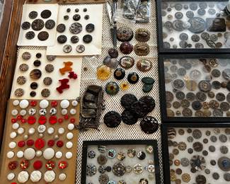 Bakelite and Antique Buttons