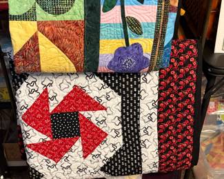 Quilts with beautiful appliqué