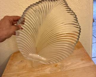 many Kristal serving dishes 