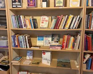 assorted books , self help, Christianity, fiction and non fiction. 