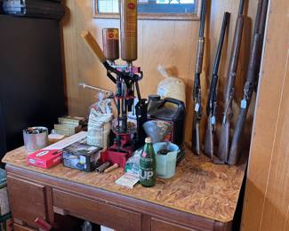 410 & 20 ga. reloading press and accessories 