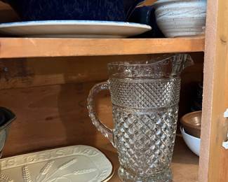 Crystal pitcher 