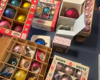 Vintage Christmas ornaments