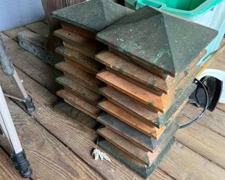 Fence post toppers