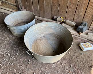 Galvanized troughs