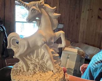 Ceramic unicorn 