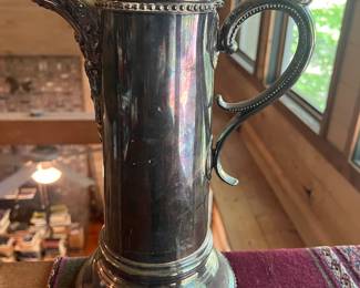 Silver plated pitcher 