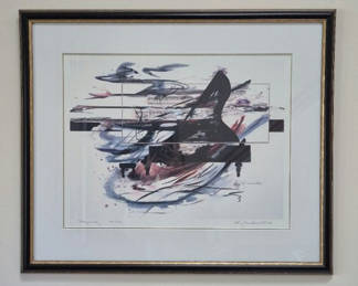 Lot 13: Framed Lucy Mueller White Limited Edition Print 'Rhapsody'-Signed 191/500