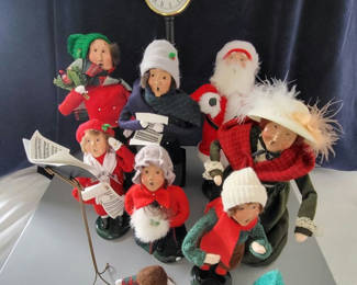 Lot 2: Byers' Choice The Carolers Christmas figurine collection