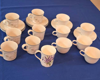 Lot 28: Two sets of Cups And Saucers