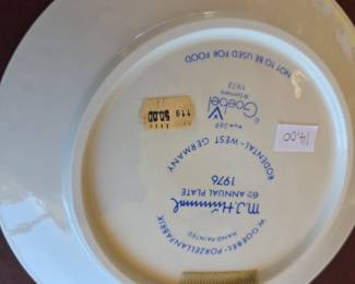 Goebel M.J. Hummel 1976 6th Annual Plate