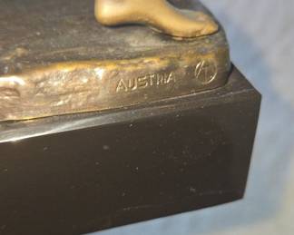 Art Deco Bronze Dancer Figurine by Josef Lorenzl