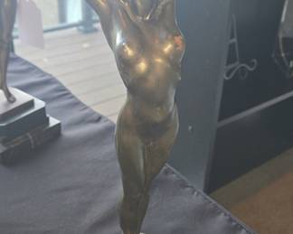 Bronze Sculpture of a Female Figure by McClelland Barclay