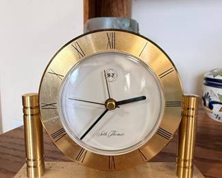 Seth Thomas Brass Mantel Clock