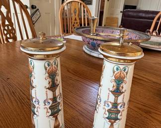 Lenox Mayfair "Gold" Salt and Pepper Grinders