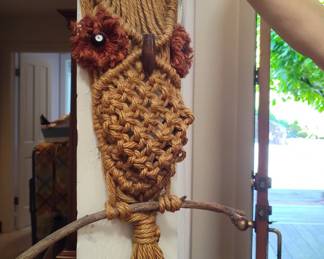 Macrame Owl Wall Hanging