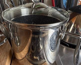 Stainless Steel Stock Pot with Glass Lid