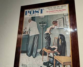 Norman Rockwell "I Shoot the Big Shots" The Saturday Evening Post Cover Print, March 15, 1958