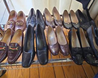 Assorted Women's Designer Loafers and Heels (Gucci, Salvatore Ferragamo)