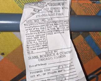 Sears "Easy-Rest" Folding Bed