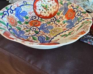 Antique Japanese Imari Charger, Meiji Period