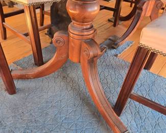 Chippendale Style Mahogany Dining Table and Chairs