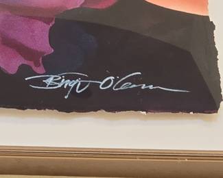 Birgit Olesen Floral Watercolor Print