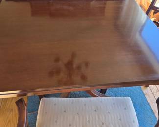 Chippendale Style Mahogany Dining Table and Chairs