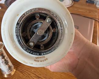 Lenox Mayfair "Gold" Salt and Pepper Grinders