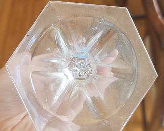 Cut Glass Candlestick