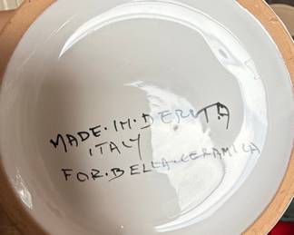 Italian Ceramic Pitcher 'Bella Ceramica' - Deruta