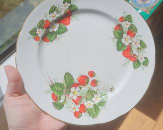 Hammersley & Co. Strawberry Ripe Bone China Plate