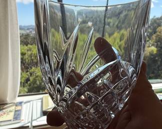 Cut Crystal Wine Glass