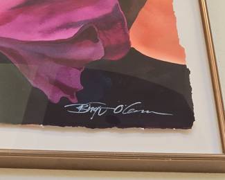 Birgit Olesen Floral Watercolor Print