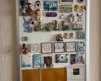 Assorted Refrigerator Magnets Collection