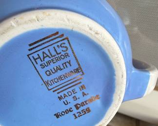 Hall's Superior Quality Kitchenware Rose Parade Pitcher