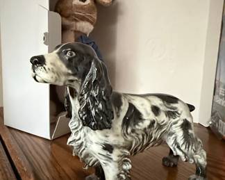 Beswick Black and White English Springer Spaniel Figurine
