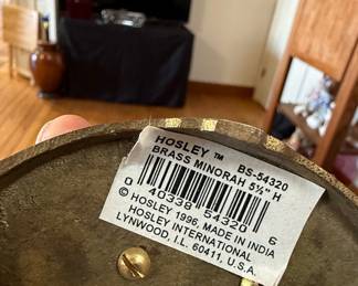 Hosley Brass Menorah