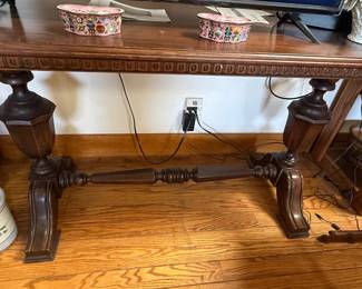 Renaissance Revival Style Console Table