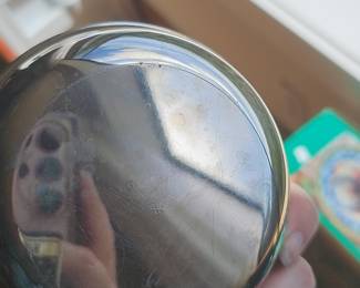 Silver Plated Porringer Bowl with Ornate Handle
